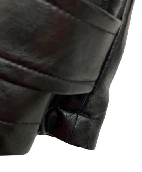 MARW UNITED ARROWS（マルゥ ユナイテッドアローズ）MARW UNITED ARROWS (マルゥ ユナイテッドアローズ) フェイクレザーブルゾン ブラック サイズ:SIZE36の古着・服飾アイテム