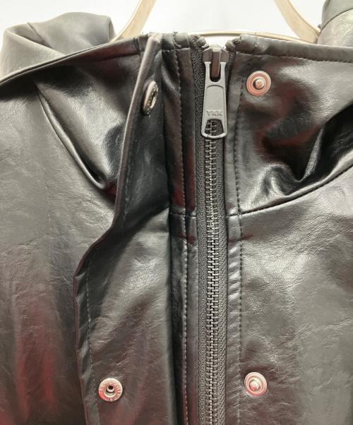 MARW UNITED ARROWS（マルゥ ユナイテッドアローズ）MARW UNITED ARROWS (マルゥ ユナイテッドアローズ) フェイクレザーブルゾン ブラック サイズ:SIZE36の古着・服飾アイテム