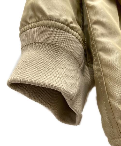 Noble（ノーブル）Noble (ノーブル) MA-1ロングブルゾン 2 ベージュ サイズ:SIZEFREEの古着・服飾アイテム