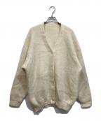 Nobleノーブル）の古着「モヘヤ接結ロングカーディガン」｜ホワイト