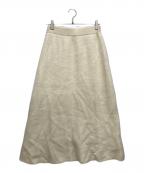 Nobleノーブル）の古着「モヘヤ接結ファースカート」｜ホワイト