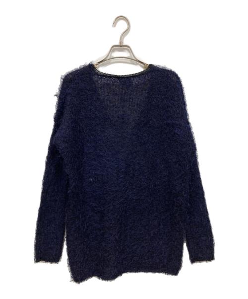 forte forte（フォルテ・フォルテ）forte forte (フォルテ・フォルテ) Vネックニット ネイビー 未使用品の古着・服飾アイテム