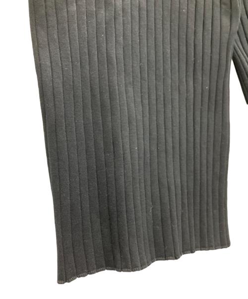 HYKE（ハイク）HYKE (ハイク) リブクルーネックニット ブラック サイズ:SIZE1の古着・服飾アイテム