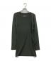 MM6 Maison Margiela（エムエムシックスメゾンマルジェラ）の古着「レイヤードカットソー」｜オリーブ