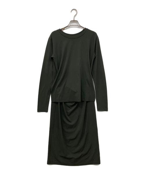 MM6 Maison Margiela（エムエムシックスメゾンマルジェラ）MM6 Maison Margiela (エムエムシックスメゾンマルジェラ) ワンピース オリーブ サイズ:Sの古着・服飾アイテム
