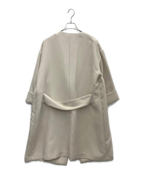 Noble（ノーブル）Noble (ノーブル) トリプルクロスガウンコート ベージュ サイズ:SIZE38の古着・服飾アイテム