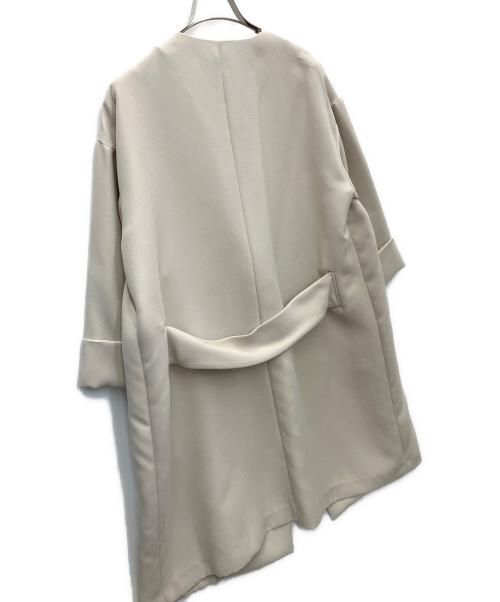 Noble（ノーブル）Noble (ノーブル) トリプルクロスガウンコート ベージュ サイズ:SIZE38の古着・服飾アイテム