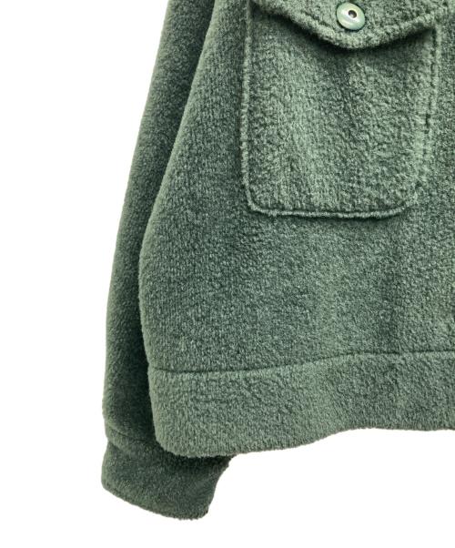 Ameri（アメリ）AMERI (アメリ) OVER SIZE ECO MOUTON COAT グリーン サイズ:記載無しの古着・服飾アイテム