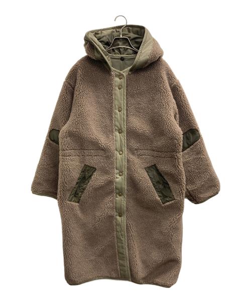 willfully（ウィルフリー）willfully (ウィルフリー) ボアコート ベージュ サイズ:Fの古着・服飾アイテム