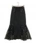 Lily Brown (リリーブラウン) スイッチングレースマーメイドスカート ブラック サイズ:SIZE 0：5000円