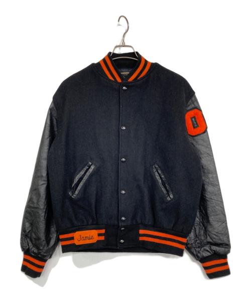 Holloway（ホロウェイ）Holloway (ホロウェイ) 【古着】OLDアームレザースカジャン ブラック サイズ:Mの古着・服飾アイテム