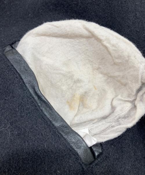 Holloway（ホロウェイ）Holloway (ホロウェイ) 【古着】OLDアームレザースカジャン ブラック サイズ:Mの古着・服飾アイテム