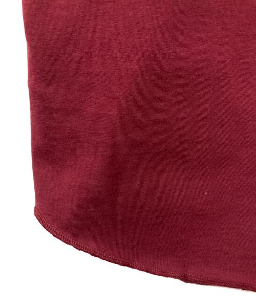 COMME des GARCONS SHIRT（コムデギャルソンシャツ）COMME des GARCONS SHIRT (コムデギャルソンシャツ) ラグランカットソー レッド×グレー サイズ:Lの古着・服飾アイテム