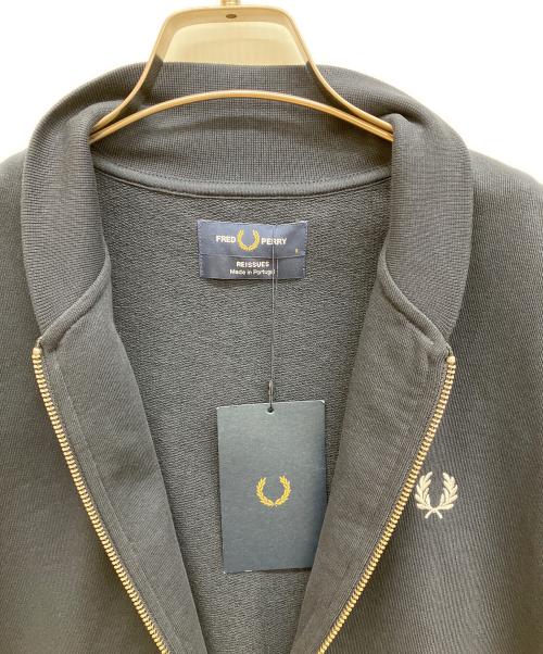 FRED PERRY（フレッドペリー）FRED PERRY (フレッドペリー) Loopack Bomber Neck Jacket ネイビー サイズ:S 未使用品の古着・服飾アイテム