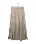 YLEVE（イレーヴ）の古着「ウールボイル プリーツスカート」｜ベージュ