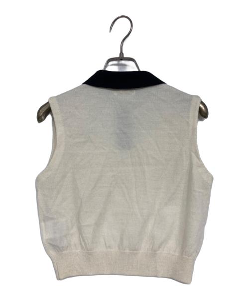 MARY QUANT（マリークヮント）MARY QUANT (マリークヮント) Lily Brown (リリーブラウン) ニットアンサンブル アイボリー サイズ:Fの古着・服飾アイテム