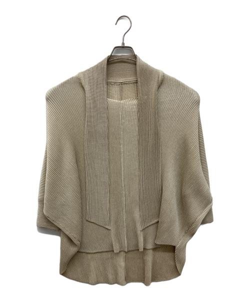 SPECCHIO（スペッチオ）SPECCHIO (スペッチオ) シャトル ボウタイチュニック ベージュ サイズ:40の古着・服飾アイテム