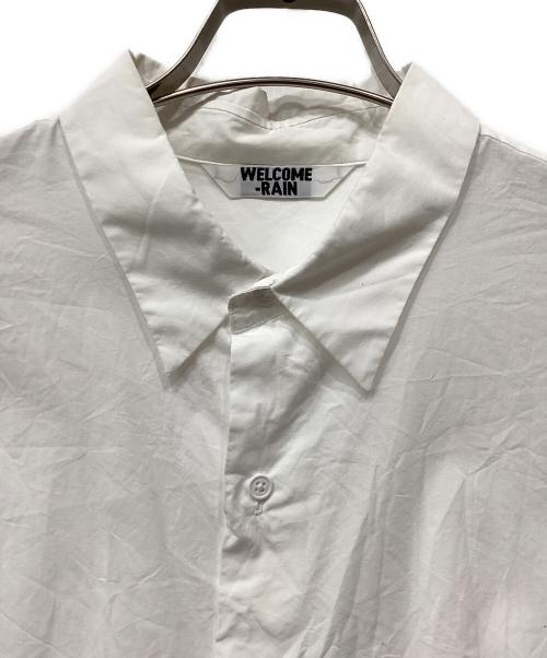 WELCOME-RAIN（ウェルカムレイン）WELCOME-RAIN (ウェルカムレイン) SWITCHING SHIRT ホワイト サイズ:2の古着・服飾アイテム