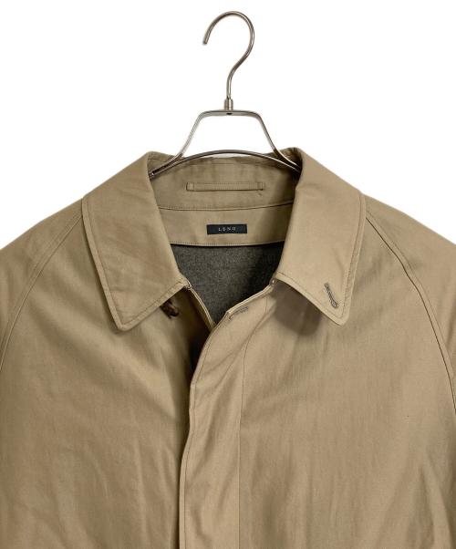 leno（リノ）LENO (リノ) BAL COLLAR COAT ライナー付きトレンチコート　バルカラーコート　アウター　ロングコート　日本製 ベージュの古着・服飾アイテム