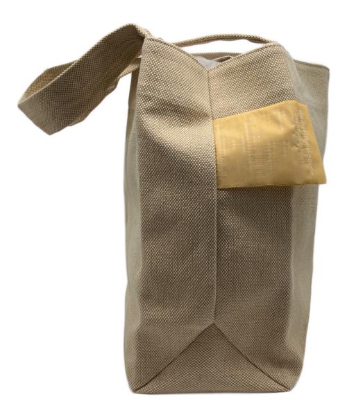 beautiful people（ビューティフルピープル）beautiful people (ビューティフルピープル) double pressed tote bag イエローの古着・服飾アイテム