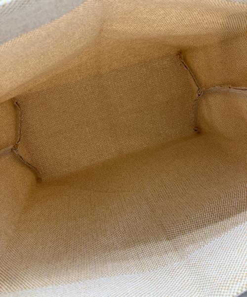 beautiful people（ビューティフルピープル）beautiful people (ビューティフルピープル) double pressed tote bag イエローの古着・服飾アイテム