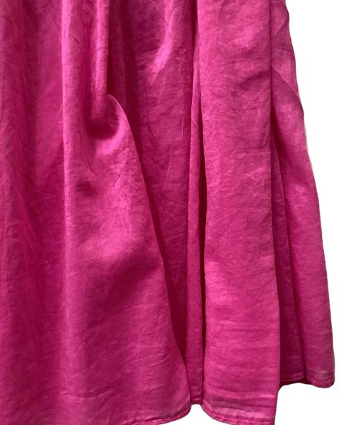 forte forte（フォルテ・フォルテ）forte forte (フォルテ・フォルテ) コットンシルクスカート ピンク サイズ:Freeの古着・服飾アイテム