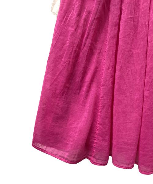 forte forte（フォルテ・フォルテ）forte forte (フォルテ・フォルテ) コットンシルクスカート ピンク サイズ:Freeの古着・服飾アイテム