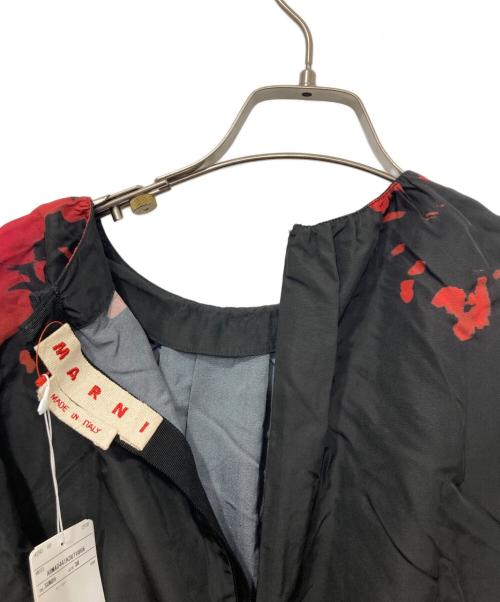 MARNI（マルニ）MARNI (マルニ) フラワープリントワンピース ブラック サイズ:38の古着・服飾アイテム