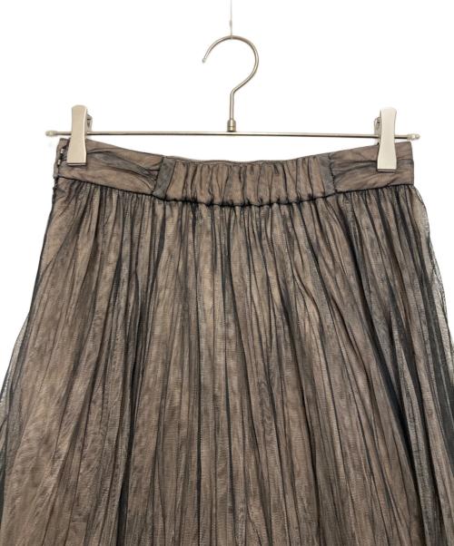 HER LIP TO（ハーリップトゥ）Her lip to (ハーリップトゥ) Double Bow Tiered Tulle Skirt ブラック サイズ:Mの古着・服飾アイテム