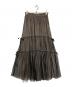 Her lip to（ハーリップトゥ）の古着「Double Bow Tiered Tulle Skirt」｜ブラック