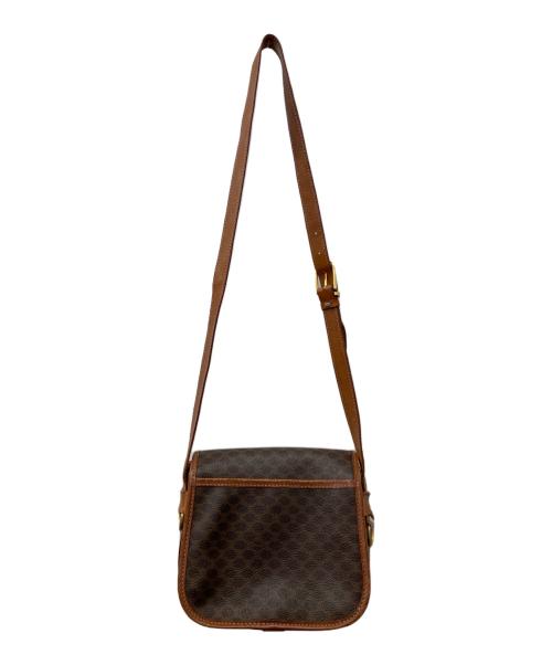 CELINE（セリーヌ）CELINE (セリーヌ) マカダム柄ショルダーバッグ ブラウンの古着・服飾アイテム