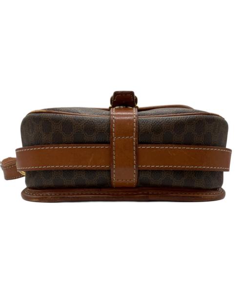 CELINE（セリーヌ）CELINE (セリーヌ) マカダム柄ショルダーバッグ ブラウンの古着・服飾アイテム