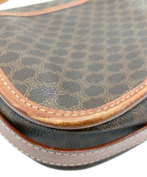 CELINE（セリーヌ）CELINE (セリーヌ) マカダム柄ショルダーバッグ ブラウンの古着・服飾アイテム