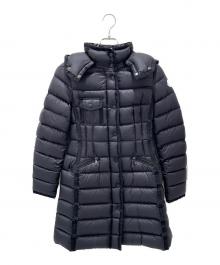 MONCLER（モンクレール）の古着「HERMINE ダウンコート」｜ブラック