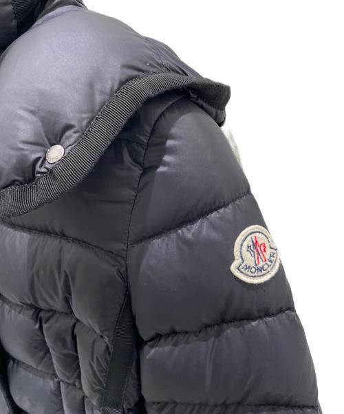 MONCLER（モンクレール）MONCLER (モンクレール) HERMINE ダウンコート ブラックの古着・服飾アイテム