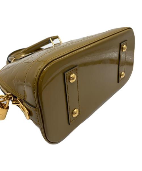 LOUIS VUITTON（ルイ ヴィトン）LOUIS VUITTON (ルイ ヴィトン) モノグラム・ヴェルニ アルマBB ヴェールオリーヴ オリーブの古着・服飾アイテム
