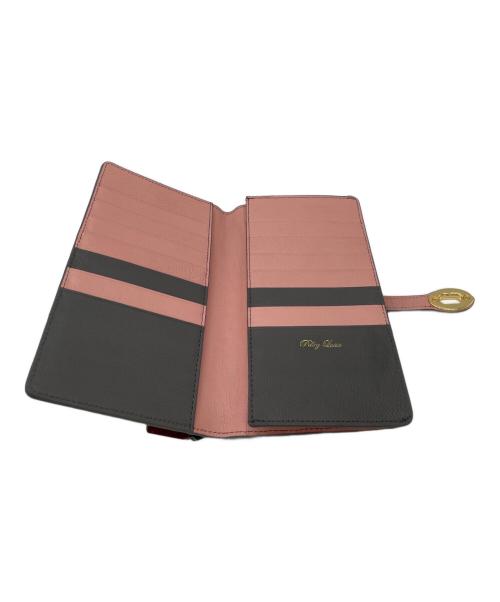 Pelley Lusso（ペレリールッソ）Pelley Lusso (ペレリールッソ) 2つ折り財布 グレーの古着・服飾アイテム