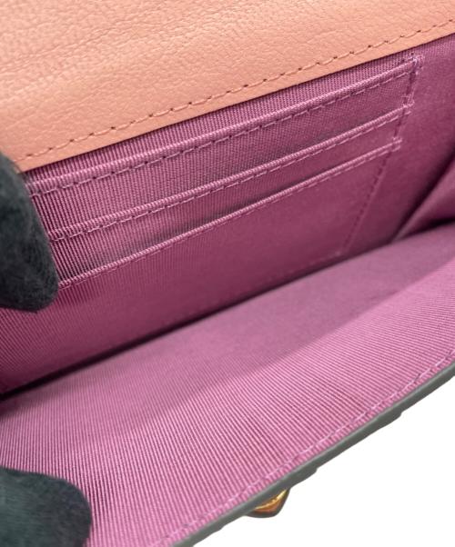 Pelley Lusso（ペレリールッソ）Pelley Lusso (ペレリールッソ) 2つ折り財布 グレーの古着・服飾アイテム