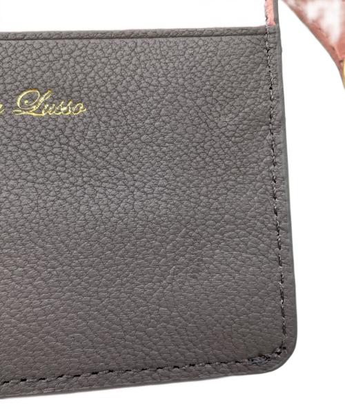 Pelley Lusso（ペレリールッソ）Pelley Lusso (ペレリールッソ) 2つ折り財布 グレーの古着・服飾アイテム