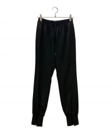 Col Pierrot×eclat（コルピエロ×エクラ）の古着「Rib Pants」｜ブラック