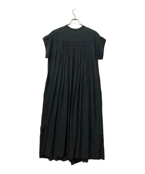 Spick and Span（スピック＆スパン）Spick and Span (スピック＆スパン) ボイルピンタックワンピース グレー サイズ:38の古着・服飾アイテム