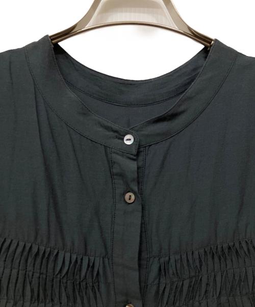 Spick and Span（スピック＆スパン）Spick and Span (スピック＆スパン) ボイルピンタックワンピース グレー サイズ:38の古着・服飾アイテム