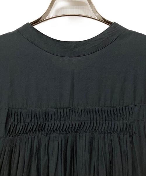 Spick and Span（スピック＆スパン）Spick and Span (スピック＆スパン) ボイルピンタックワンピース グレー サイズ:38の古着・服飾アイテム