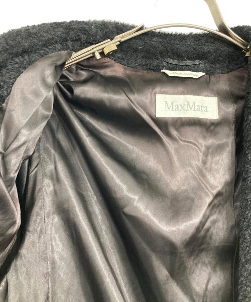 MaxMara（マックスマーラ）MaxMara (マックスマーラ) ウールアルパカコート ブラック サイズ:40の古着・服飾アイテム