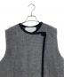 ADAWAS (アダワス) LOOP KNITTED GILET ロングニットベスト グレー サイズ:FREE：18000円