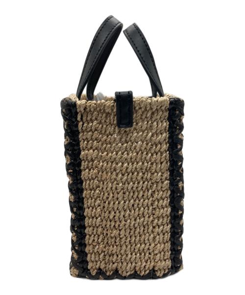 UNITED ARROWS（ユナイテッドアローズ）UNITED ARROWS (ユナイテッドアローズ) ライン スクエア バッグ ナチュラルの古着・服飾アイテム