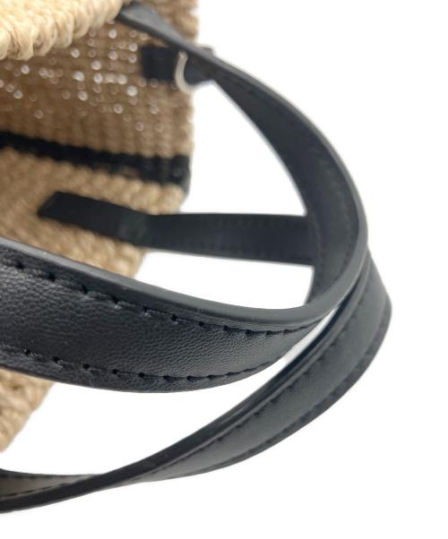 UNITED ARROWS（ユナイテッドアローズ）UNITED ARROWS (ユナイテッドアローズ) ライン スクエア バッグ ナチュラルの古着・服飾アイテム