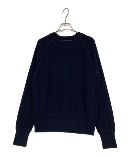 AP STUDIO（エーピーストゥディオ）AP STUDIO (エーピーストゥディオ) New sweat like Knit ブラック サイズ:表記無しの古着・服飾アイテム