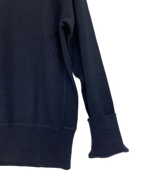 AP STUDIO（エーピーストゥディオ）AP STUDIO (エーピーストゥディオ) New sweat like Knit ブラック サイズ:表記無しの古着・服飾アイテム