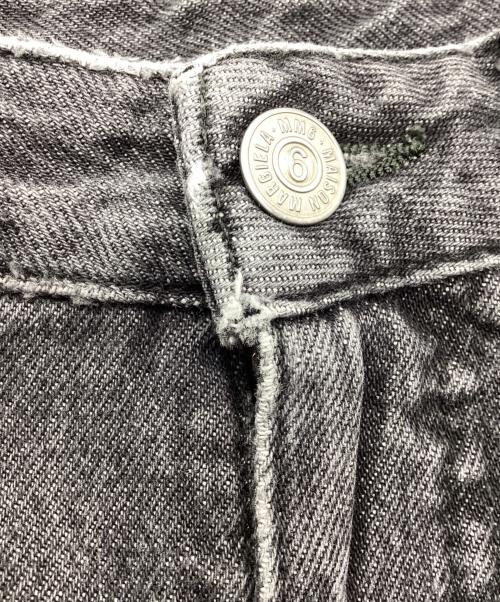 MM6 Maison Margiela（エムエムシックスメゾンマルジェラ）MM6 Maison Margiela (エムエムシックスメゾンマルジェラ) デニムパンツ ブラック サイズ:38の古着・服飾アイテム